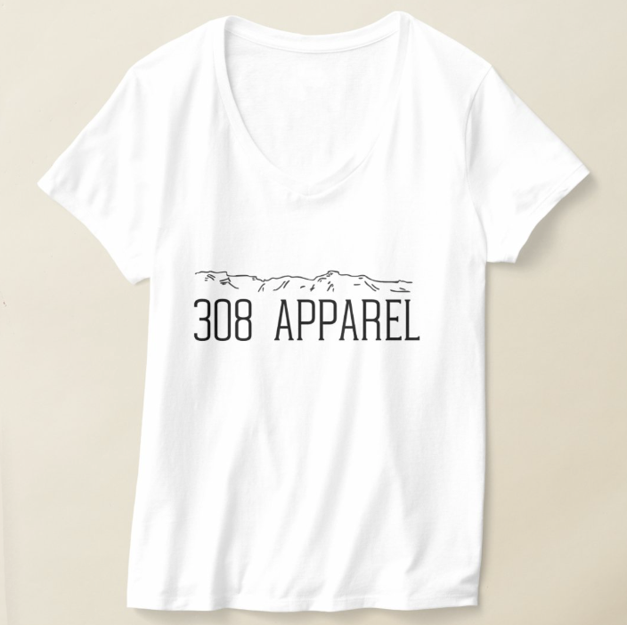 308 Apparel Logo V-Neck T-Shirt