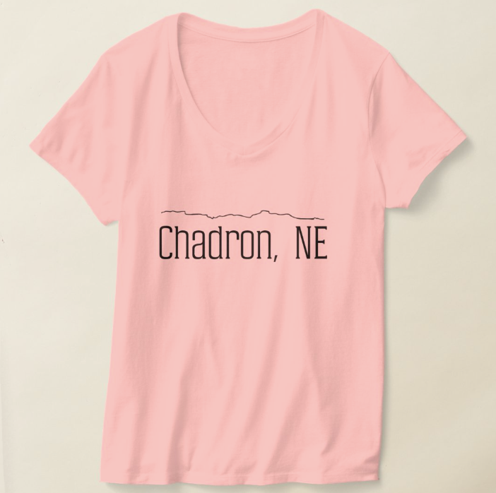 Chadron Buttes V-Neck T-Shirt