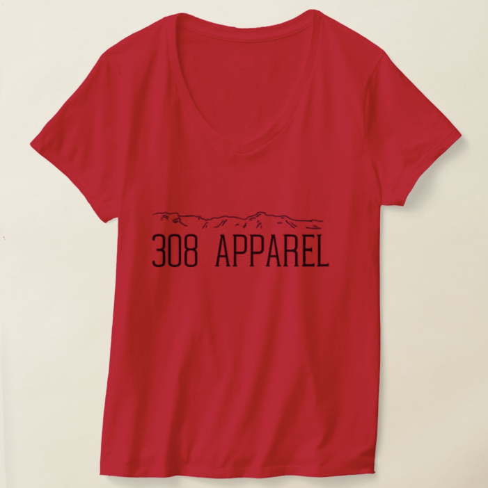 308 Apparel Logo V-Neck T-Shirt